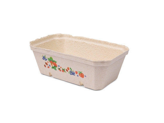 Pojemnik celulozowy na owoce 400gram, z nadrukiem, karton 420sztuk