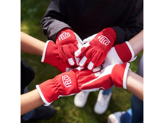 Rękawice dzięcięce robocze  FELCO KIDS 720 dla dzieci 6-8 lat, ochronne