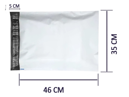 Foliopaki kurierskie C3 35x46 cm, LDPE 55mikronów karton 1000SZT