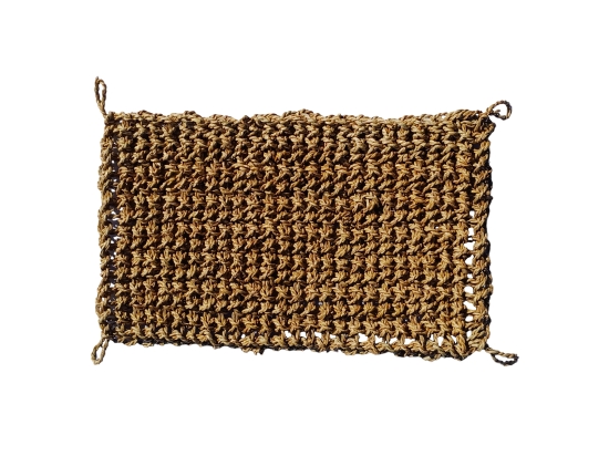 Hamak legowisko dla jaszczurki pleciony z włókna kokosa, prostokąt 50x30cm