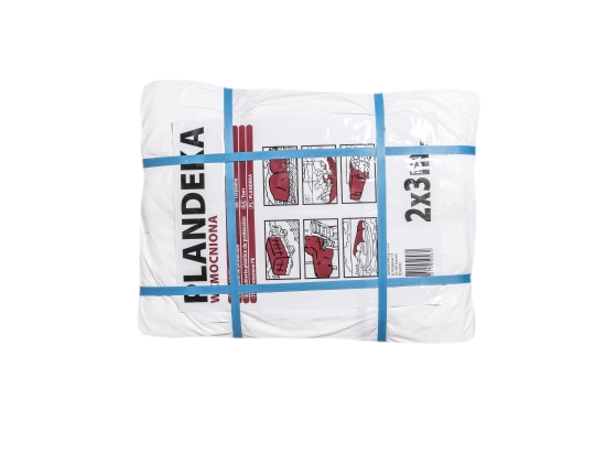 PLANDEKA PE WZMOCNIONA,  90g/m2