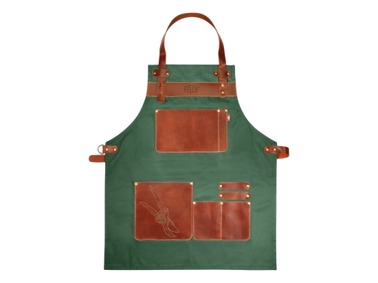 Fartuch ogrodniczy ze skóry i płótna FELCO 490 #FelcoLovers