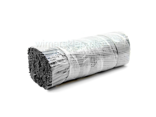 Wężyk do mocowania roślin, odcinki 35cm, 4x0,5mm, kolor szary