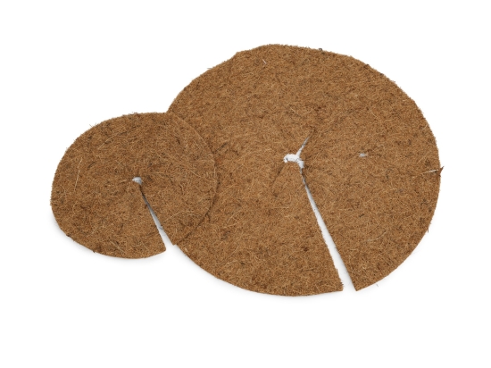 Szkółkarski dysk kokosowy Wimar: ściółkujący krążek ochronny 24cm do doniczek 5-9L