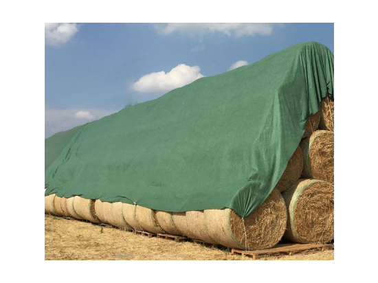 Fliz ochronny WIMAR  do okrywania bel słomy, siana, 145g/m2, rozmiar 9,8m x 12,5m