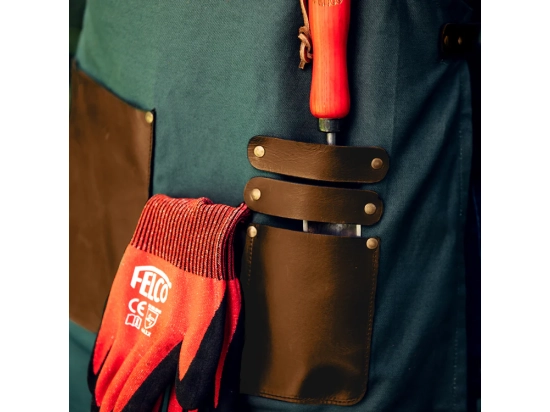 Fartuch ogrodniczy ze skóry i płótna FELCO 490 #FelcoLovers