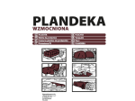 PLANDEKA PE WZMOCNIONA,  90g/m2