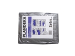 PLANDEKA PE  Mega Gruba, 260g/m2 Srebrno-Czarna,