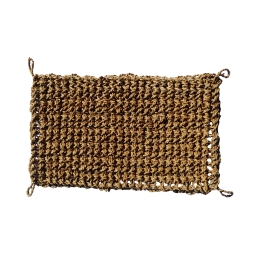 Hamak legowisko dla jaszczurki pleciony z włókna kokosa, prostokąt 50x30cm