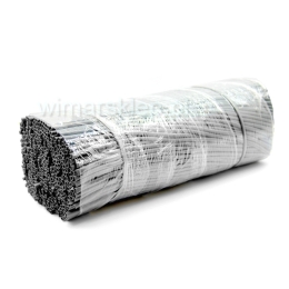 Wężyk do mocowania roślin, odcinki 35cm, 4x0,5mm, kolor szary