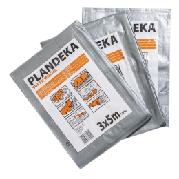 Plandeka SUPER MOCNA, 160g/m2 Srebrna