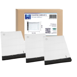 Foliopaki kurierskie C4 240x325mm, LDPE 55mikronów karton 100SZT