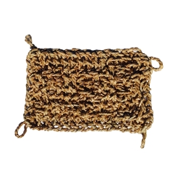 Hamak legowisko dla jaszczurki pleciony z włókna kokosa, prostokąt 30x20cm